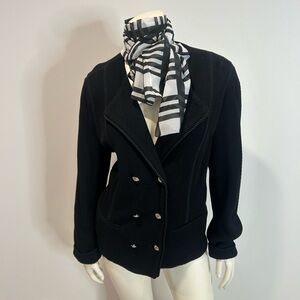 Beautiful ESCADA Women's Black Textured Blazer❤️L